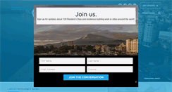 Desktop Screenshot of 100resilientcities.org
